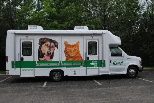 ARF Mobile Adoption Unit onsite at the winery!