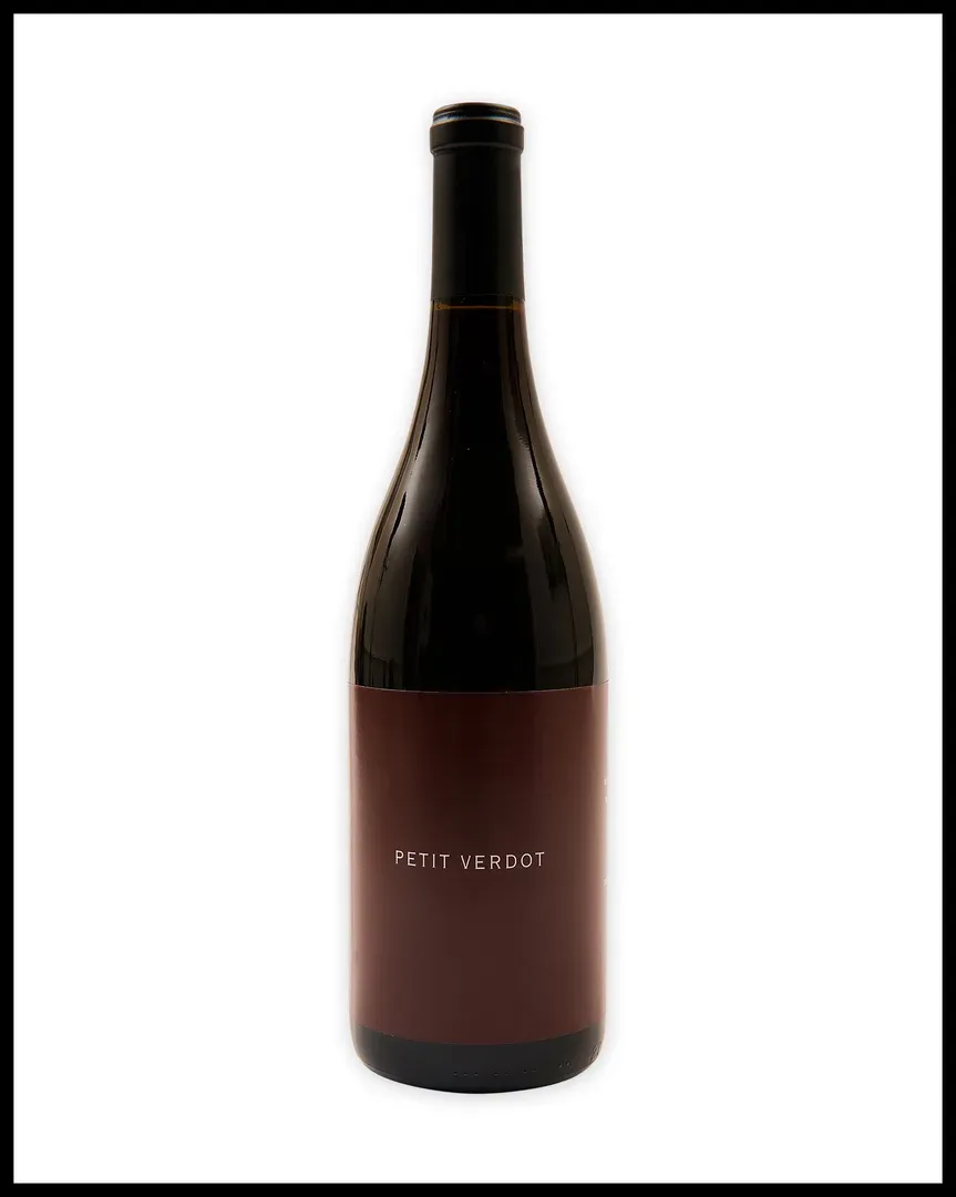 bottle of Petit Verdot